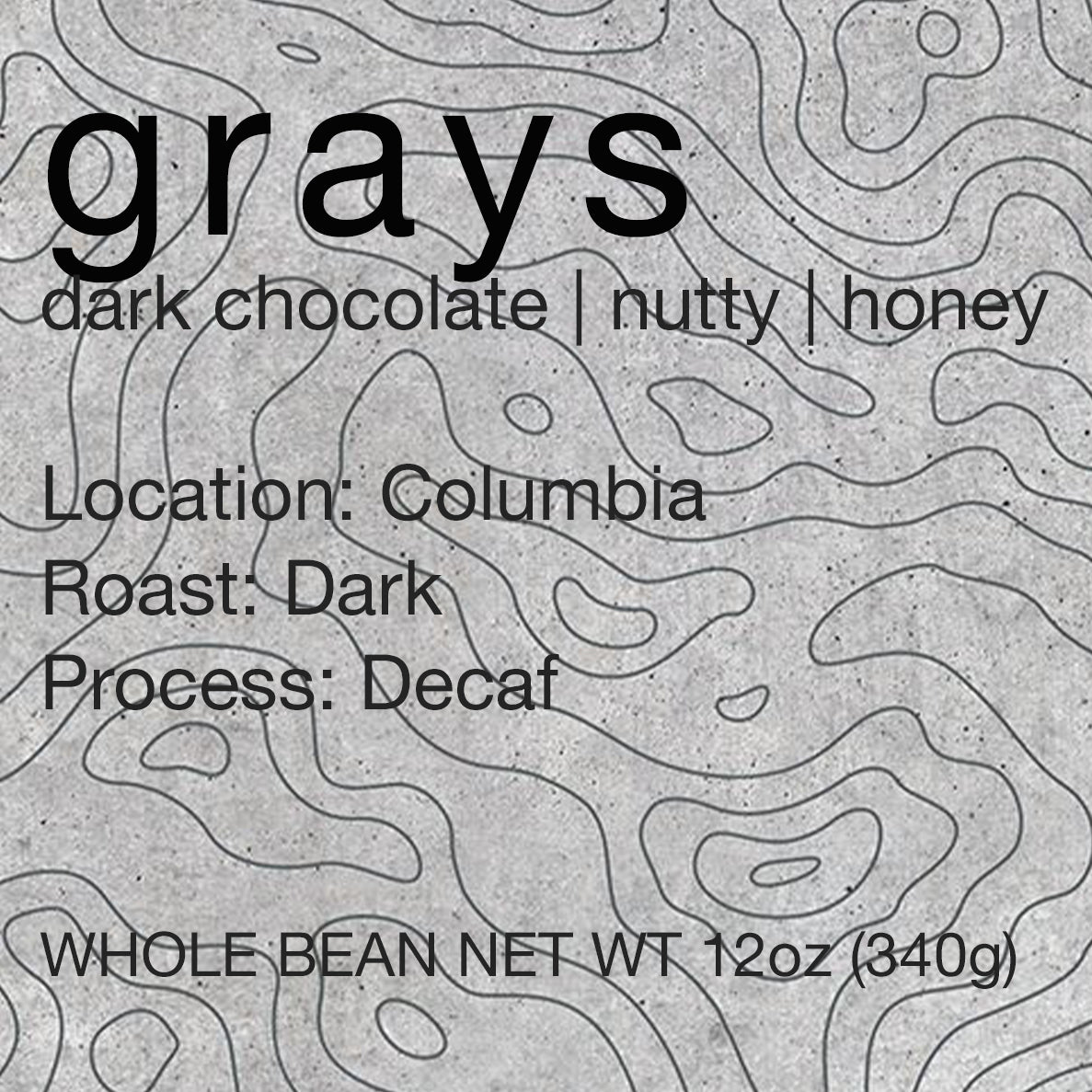 Grays - Decaf - Dark Roast